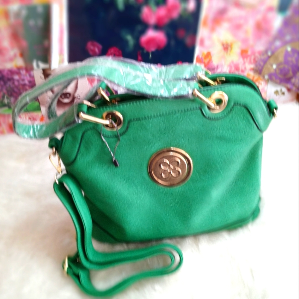 Mint Green Fashion bags with cleats on the bottom